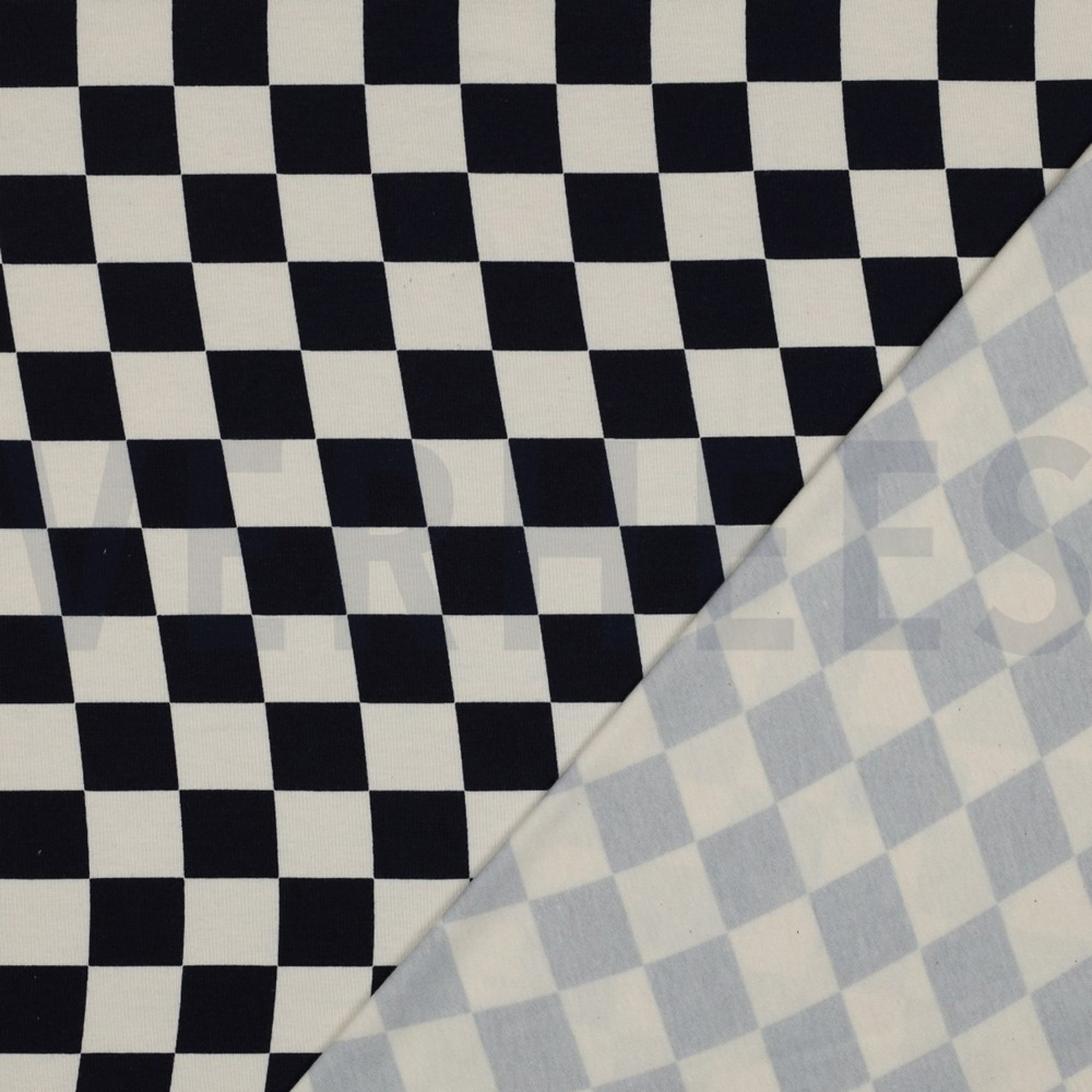 JERSEY GOTS NATURAL CHECKS NATURAL (high resolution) #4