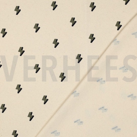 RIB JERSEY GOTS NATURAL LIGHTNING NATURAL #7