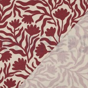 SWEAT NATURAL FLOWERS BORDEAUX (thumbnail) #4