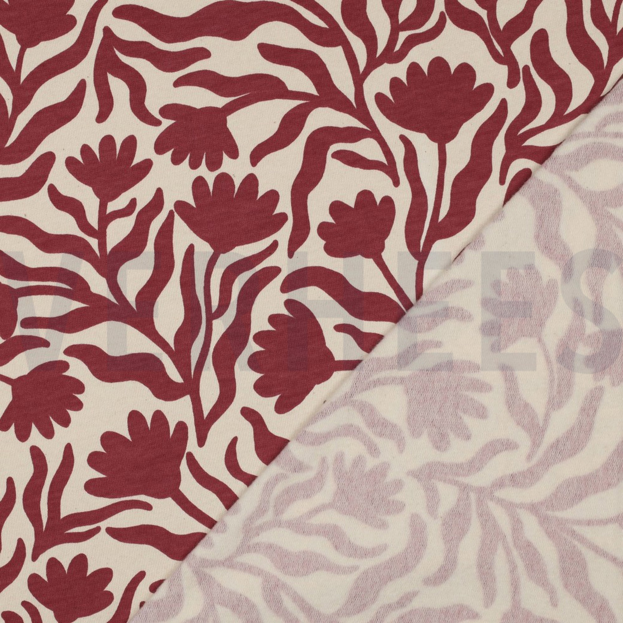 SWEAT NATURAL FLOWERS BORDEAUX (high resolution) #4