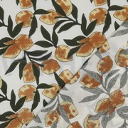 HANDCRAFTED BLOCK-PRINTED COTTON LEMONS WHITE (thumbnail) #4