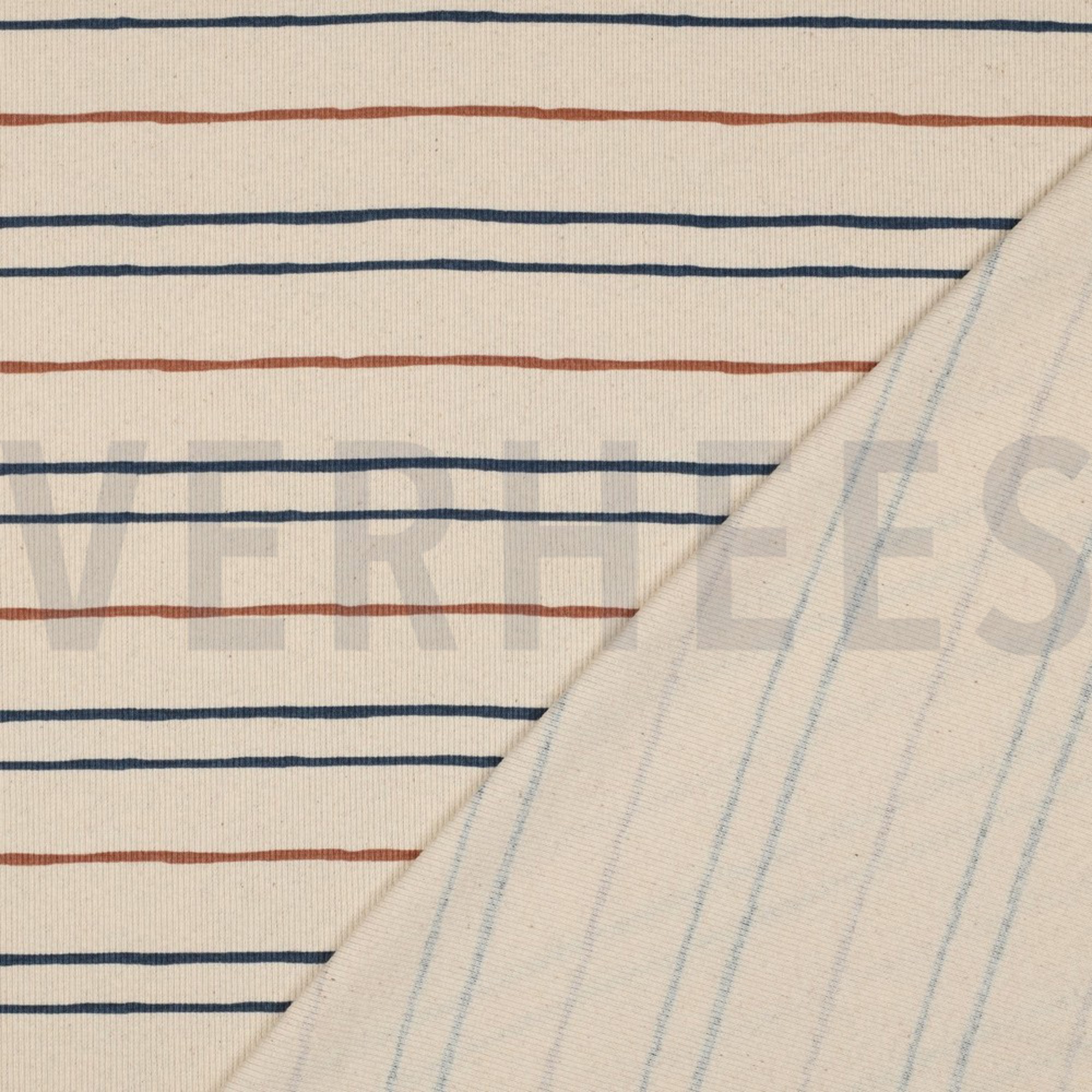 RIB JERSEY GOTS NATURAL STRIPES NATURAL (high resolution) #4
