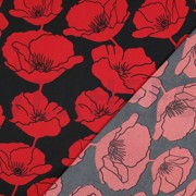 ROYAL MICRO SATIN FLOWERS BLACK (thumbnail) #4