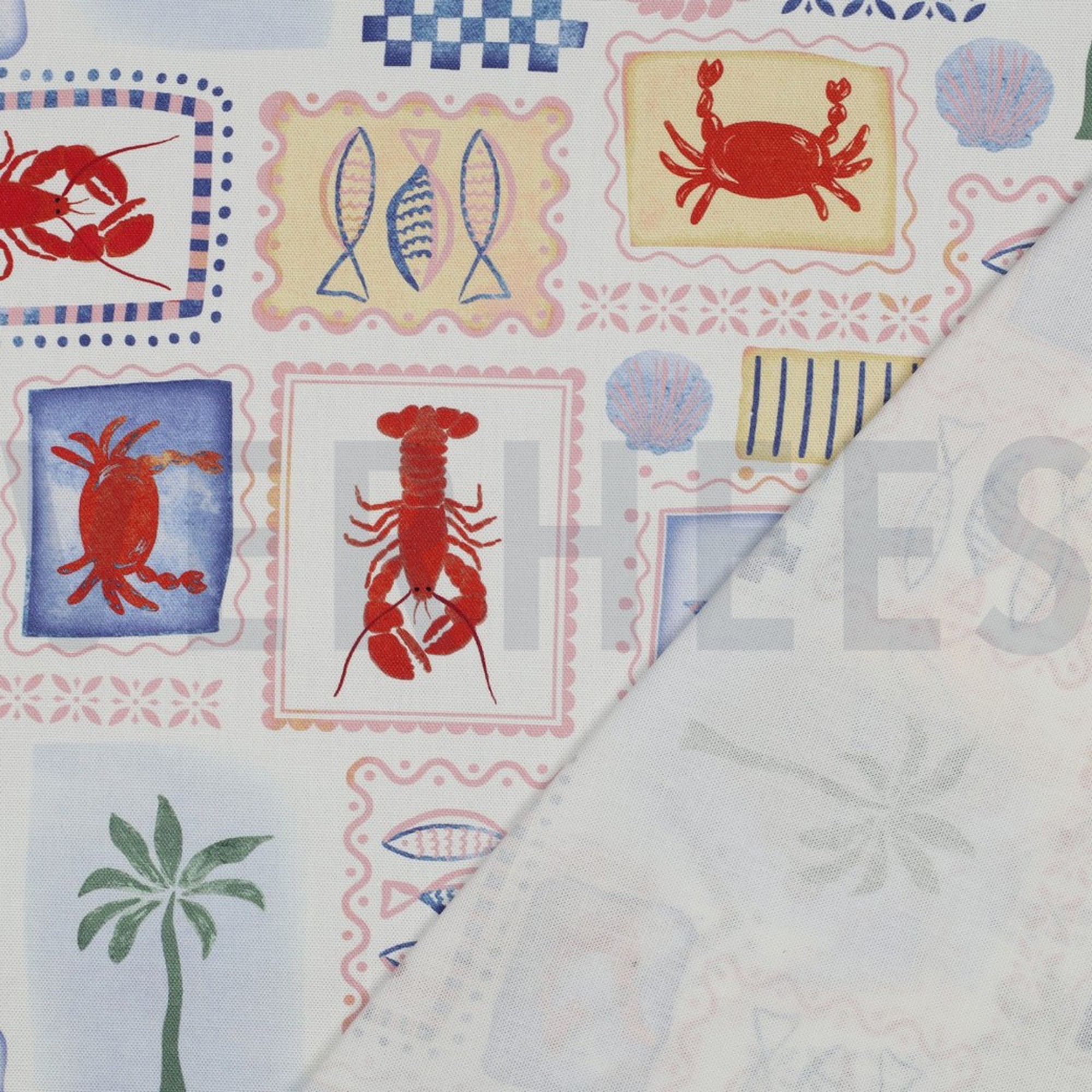 CANVAS DIGITAL SUMMER PATCHWORK LIGHT BLUE (high resolution) #4