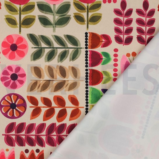 TABLECLOTH DIGITAL WATERPROOF FLOWERS MULTICOLOUR #7