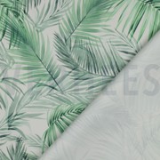 TABLECLOTH DIGITAL WATERPROOF LEAVES WHITE (thumbnail) #4