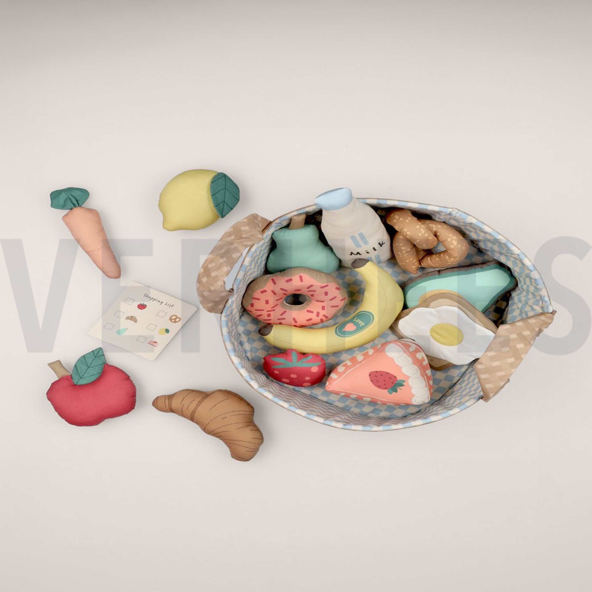 FINE POPLIN DIGITAL PANEL FARMERS MARKET LIGHT BLUE (high resolution) #4