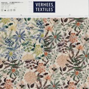 LINEN JERSEY DIGITAL FLOWERS ECRU/BLUE (thumbnail) #4