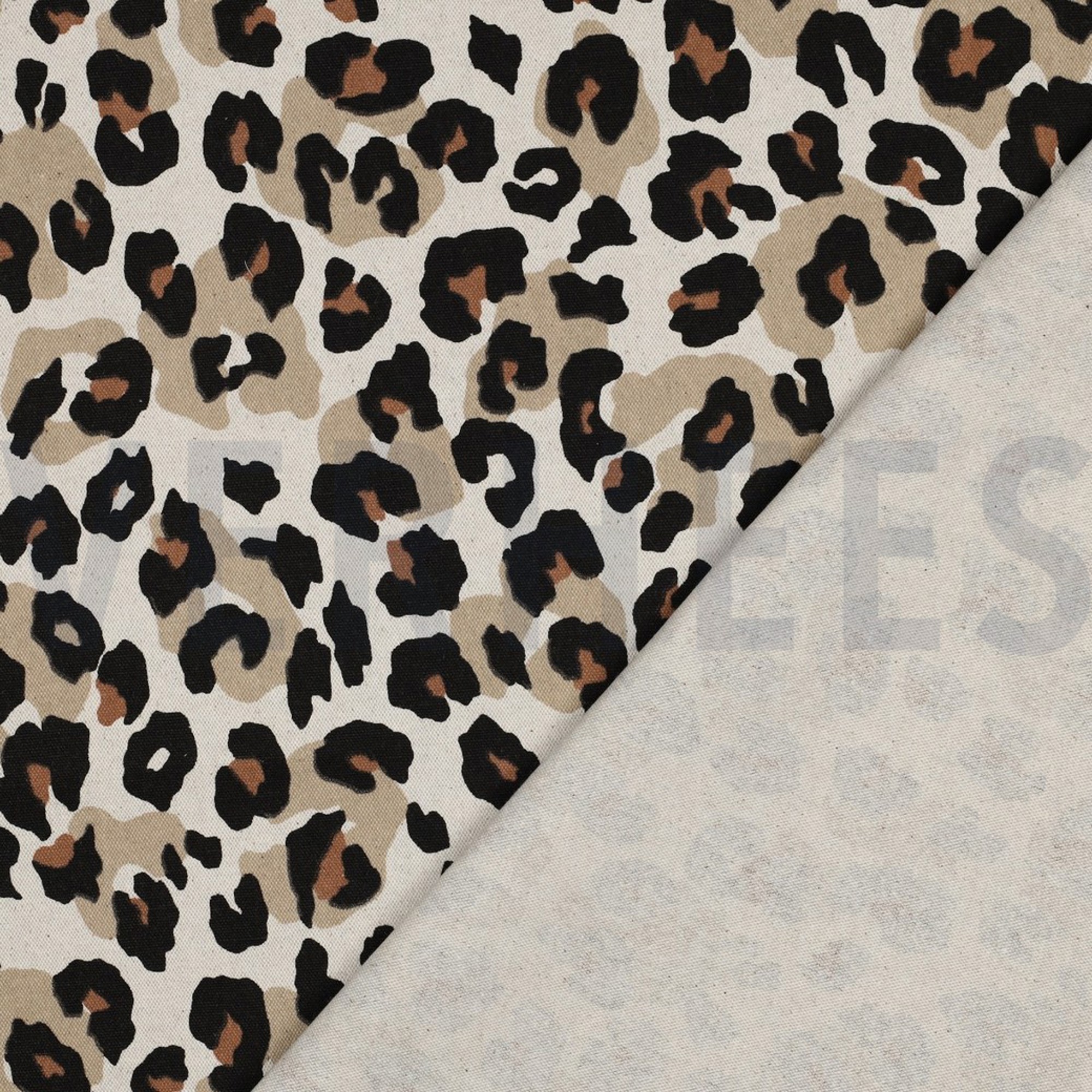 CANVAS LINEN LOOK ANIMAL SKIN NATURAL (high resolution) #4