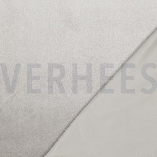 LUXE FLUWEEL LICHTGRIJS #7