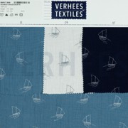 DOUBLE GAUZE BOATS WHITE (thumbnail) #4