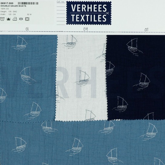 DOUBLE GAUZE BOTEN WIT #7