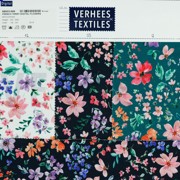 FRENCH TERRY DIGITAL FLOWERS NAVY (thumbnail) #4