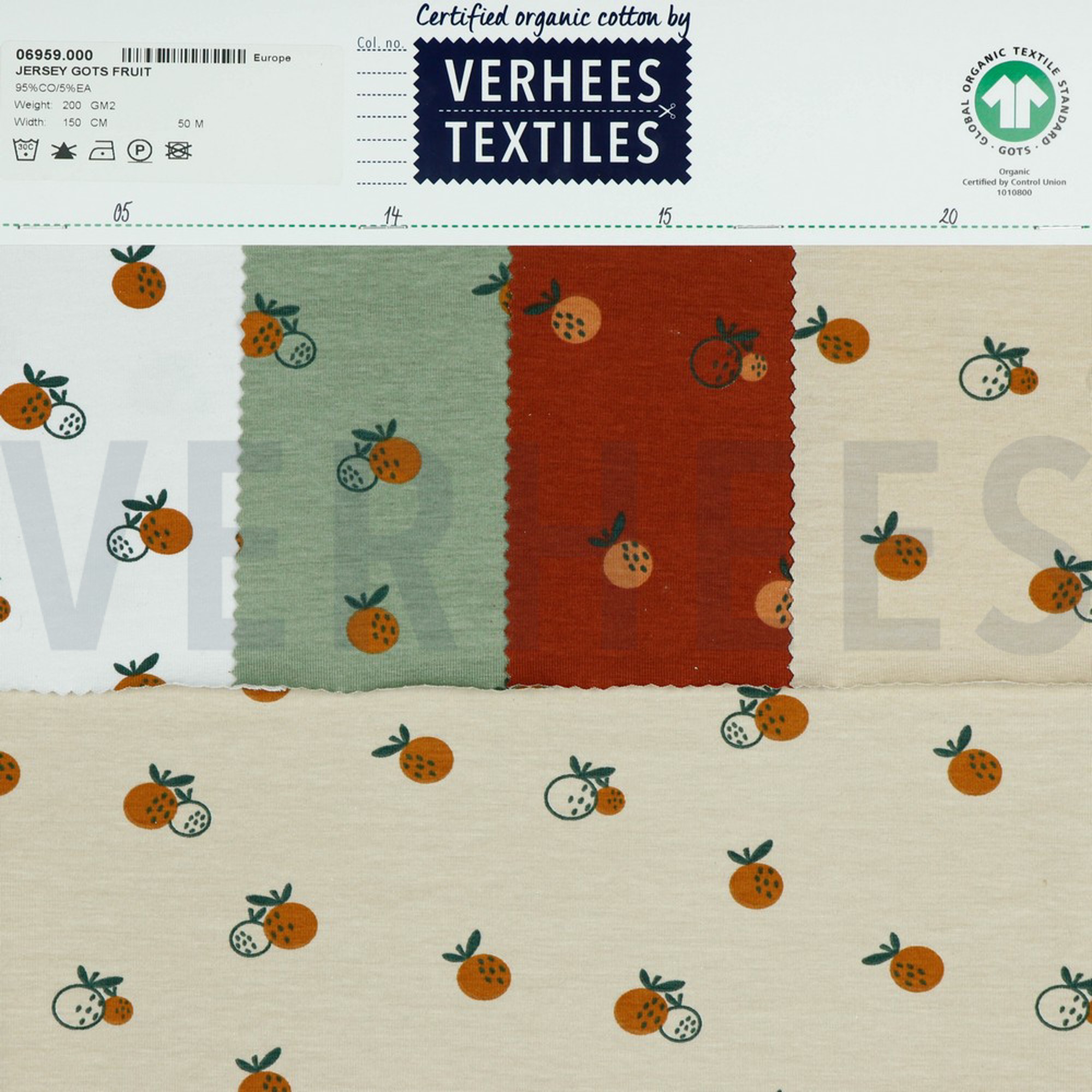 JERSEY GOTS FRUIT DARK ORANGE (high resolution) #4