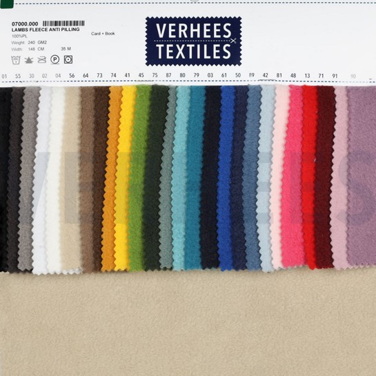 LAMBS FLEECE ANTI PILLING DARK PETROL #7