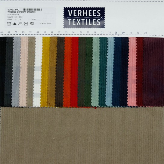 GEWASCHEN CORD 8W STRETCH ALTROSA #7