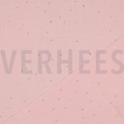 DOUBLE GAUZE FOIL STRIPES LIGHT ROSE/GOLD (thumbnail) #4