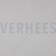 DOUBLE GAUZE FOIL STRIPES LIGHT GREY/GOLD (thumbnail) #4