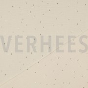 DOUBLE GAUZE FOIL STRIPES ECRU/GOLD (thumbnail) #4