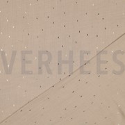 DOUBLE GAUZE FOIL STRIPES BEIGE/GOLD (thumbnail) #4