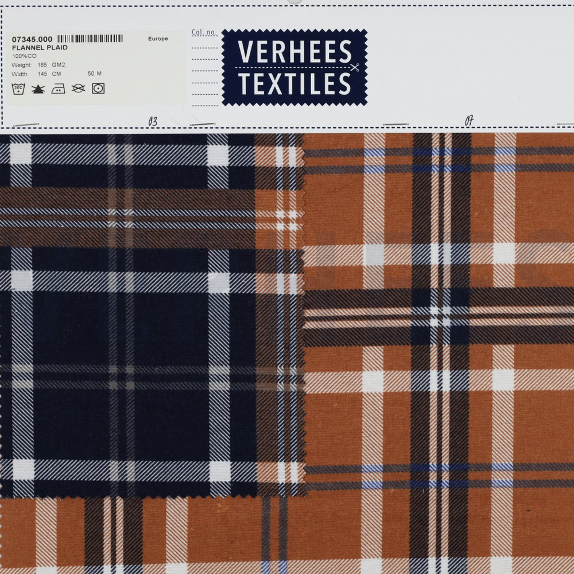 FLANNEL PLAID RUST (high resolution) #4