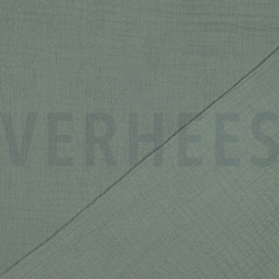 TRIPLE GAUZE GOTS OLD GREEN #7