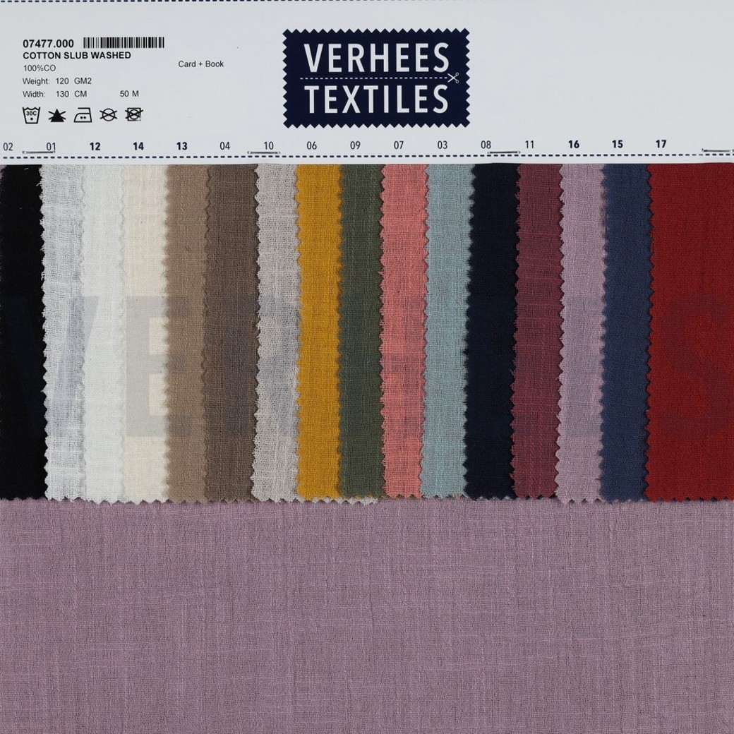COTTON SLUB WASHED TERRA #4