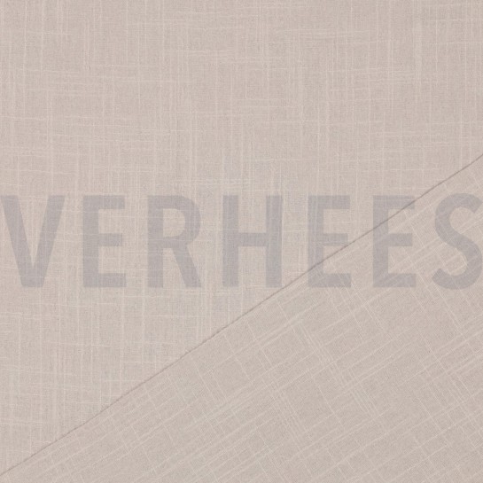 BAUMWOLLE SLUB GEWASCHEN BEIGE #7