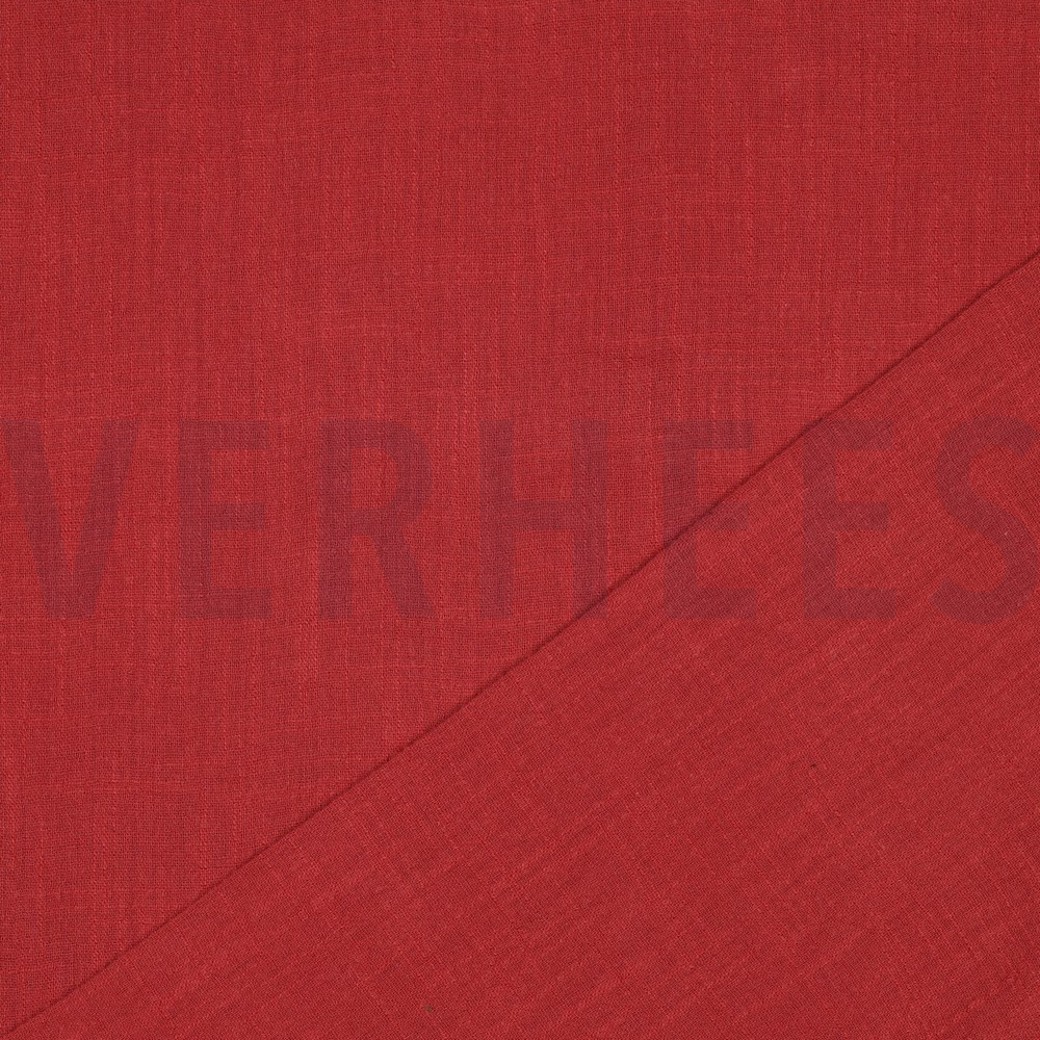 COTTON SLUB WASHED WINE RED #4