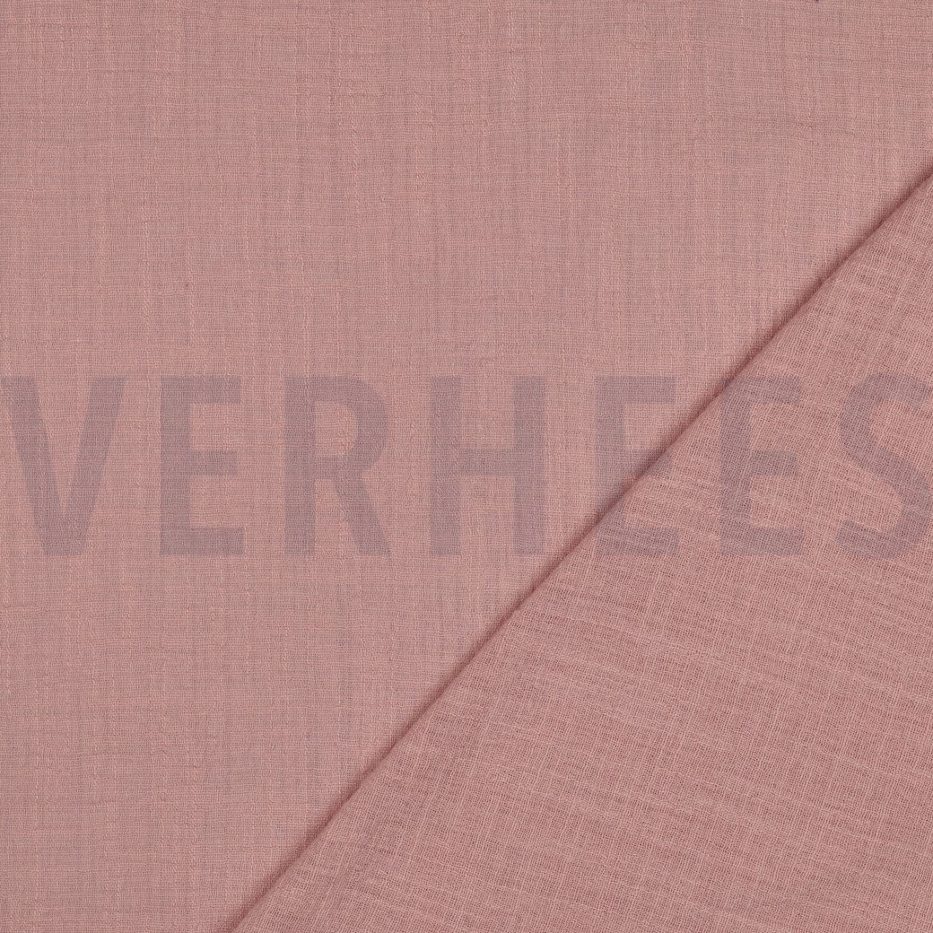 COTTON SLUB WASHED OLD ROSE #4