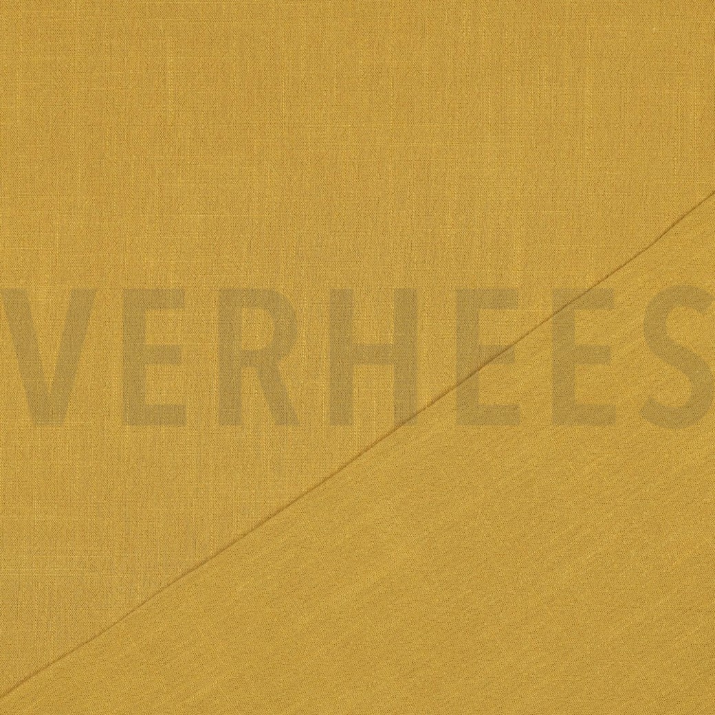 LINEN VISCOSE WASHED OCHRE #4