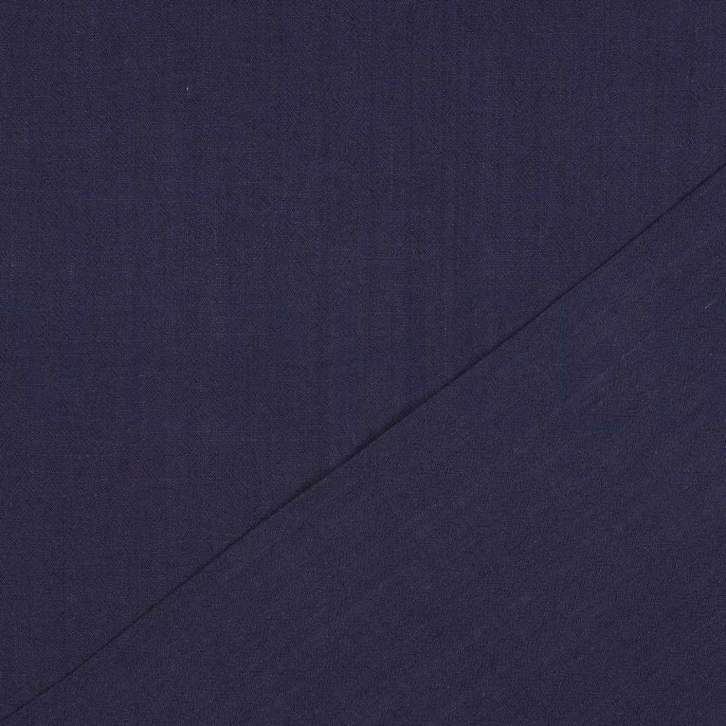 LINEN VISCOSE WASHED NAVY #4