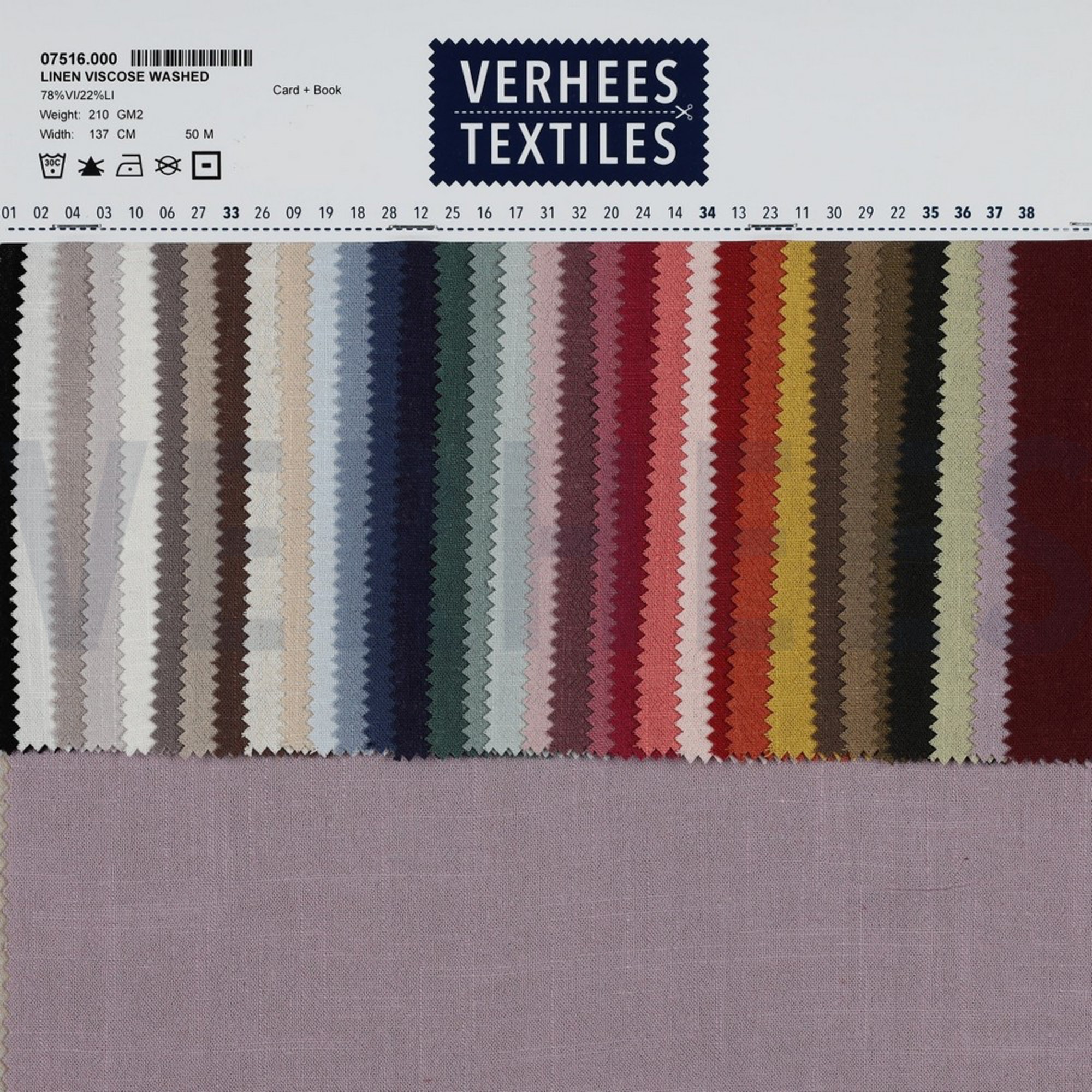 LINEN VISCOSE WASHED DARK RED (high resolution) #4