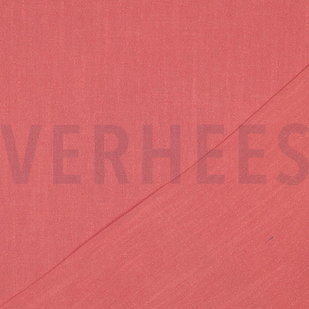 LINEN VISCOSE WASHED CORAL #4