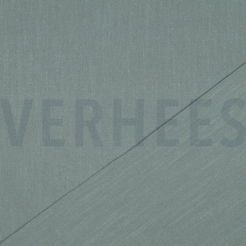 LINEN VISCOSE WASHED OLD GREEN #4