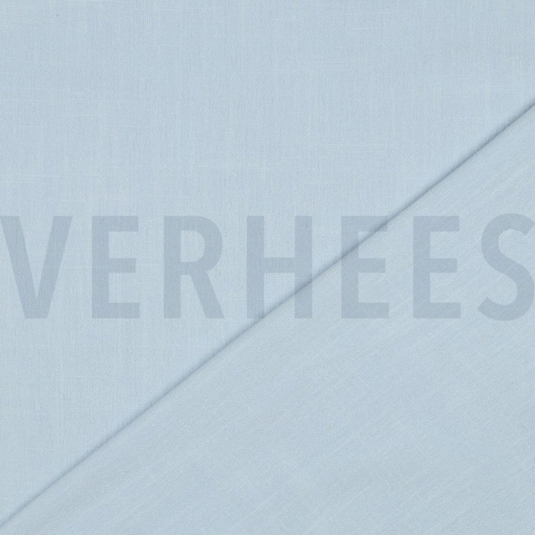 LINEN VISCOSE WASHED LIGHT BLUE #4