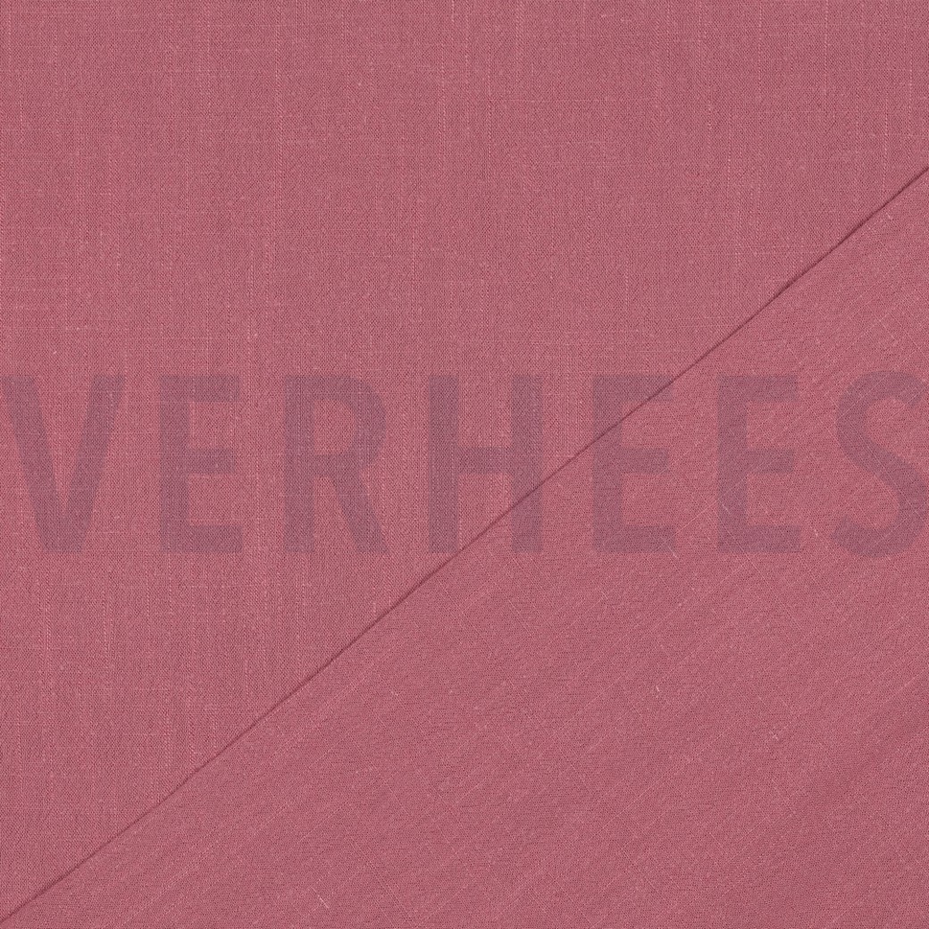 LINEN VISCOSE WASHED OLD PINK #4