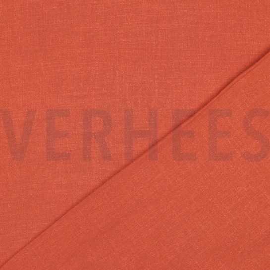 LEINEN VISKOSE GEWASCHEN TERRACOTTA #7