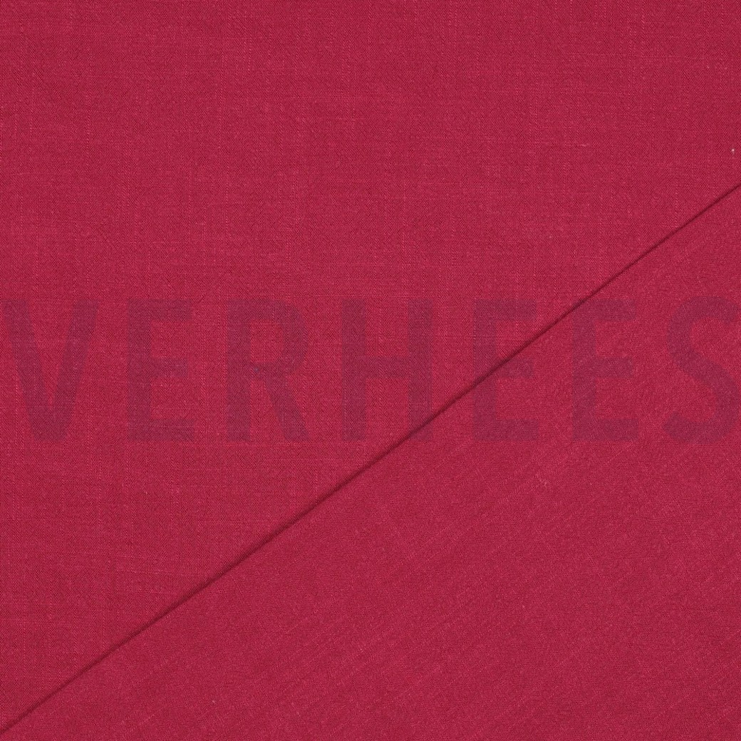 LINEN VISCOSE WASHED BERRY #4