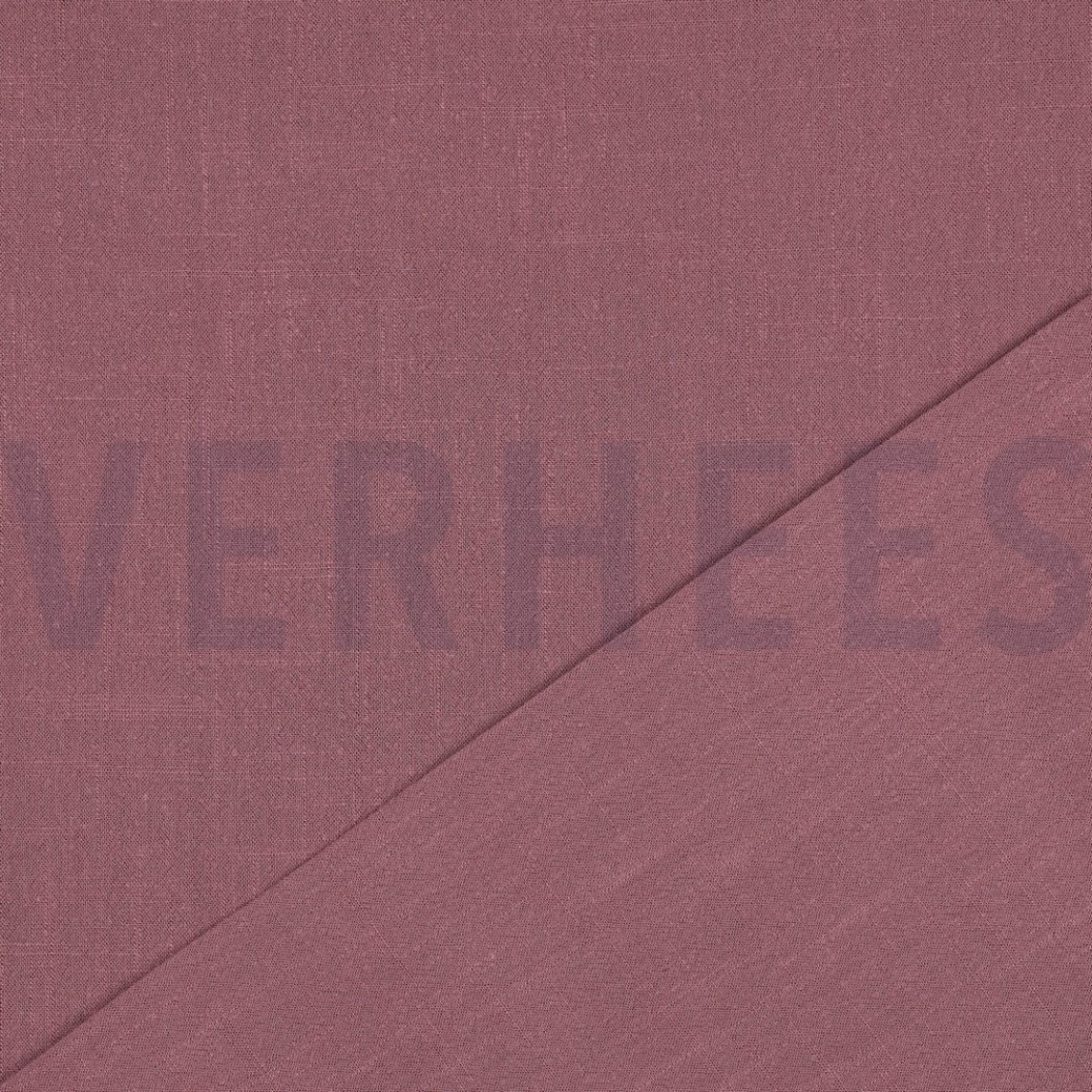 LINEN VISCOSE WASHED MAUVE #4