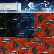 FRENCH TERRY DIGITAL FAST & FURIOUS BRIQUE/LIGHT GREY (thumbnail) #4