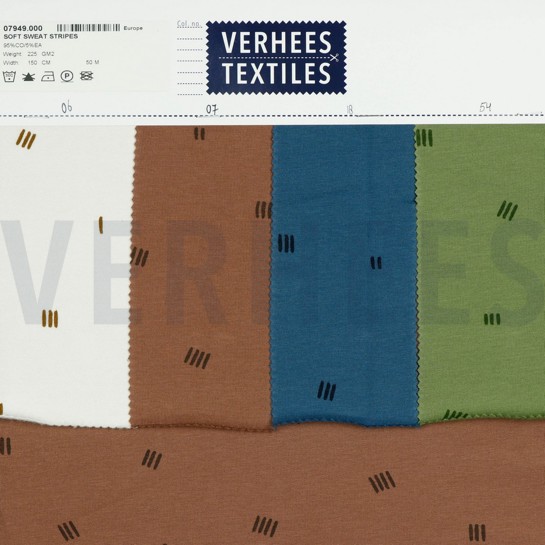 SOFT SWEAT STREIFEN ECRU #7