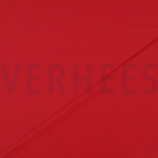 POPLIN GOTS DARK RED #7