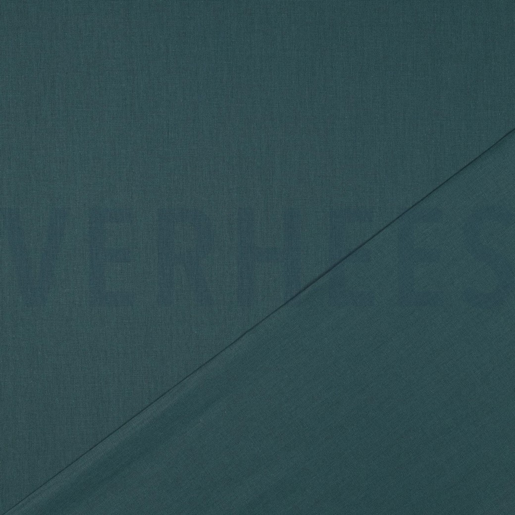 POPLIN GOTS DARK GREEN #4