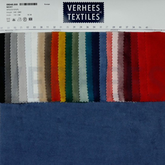 NICKY VELOURS GRIS CLAIR #7