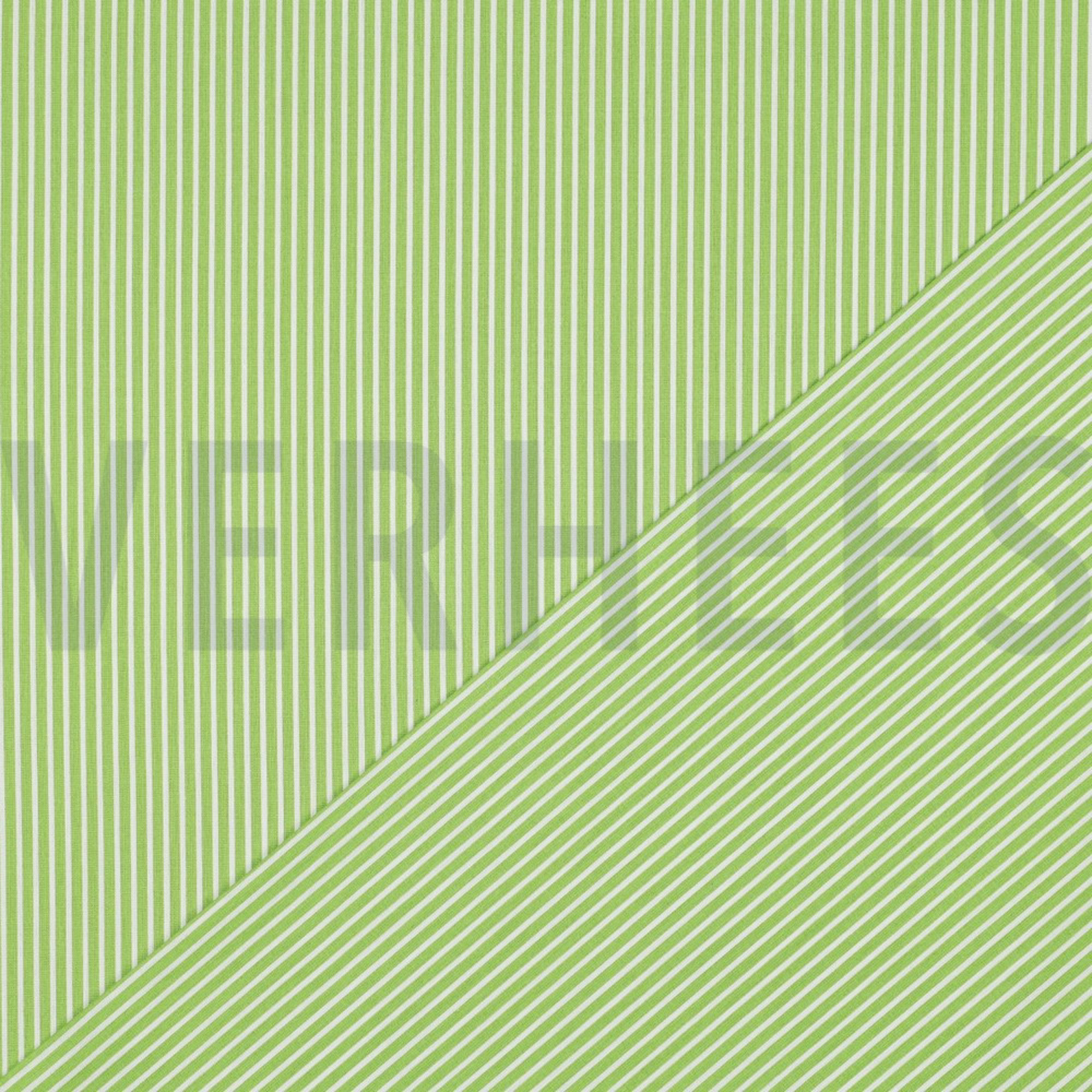 POPLIN STRIPE LIME (high resolution) #4