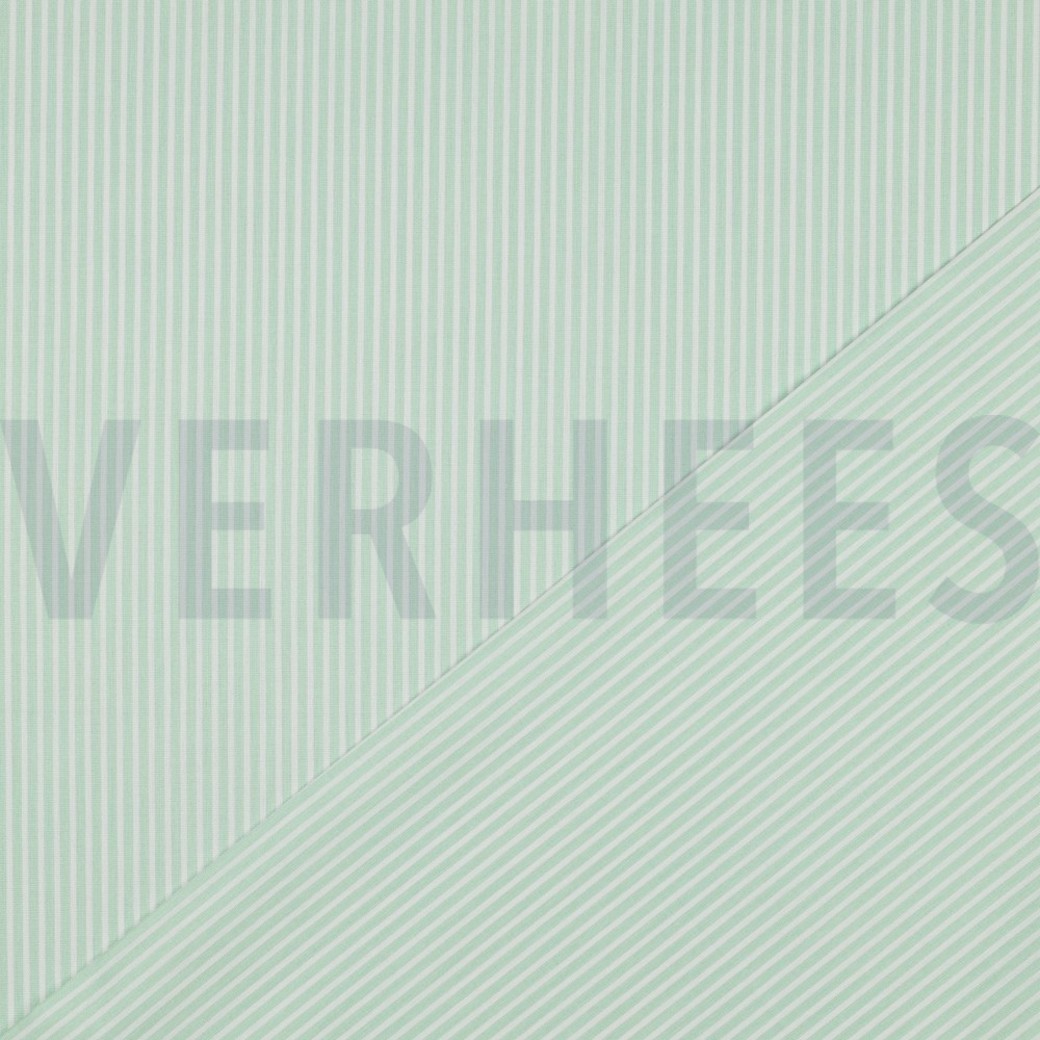 POPLIN STRIPE MINT #4