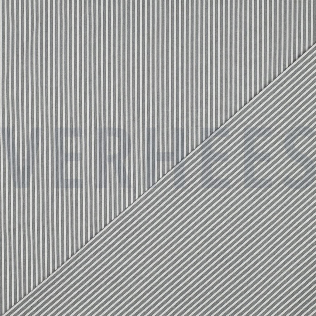 POPLIN STRIPE GREY #4