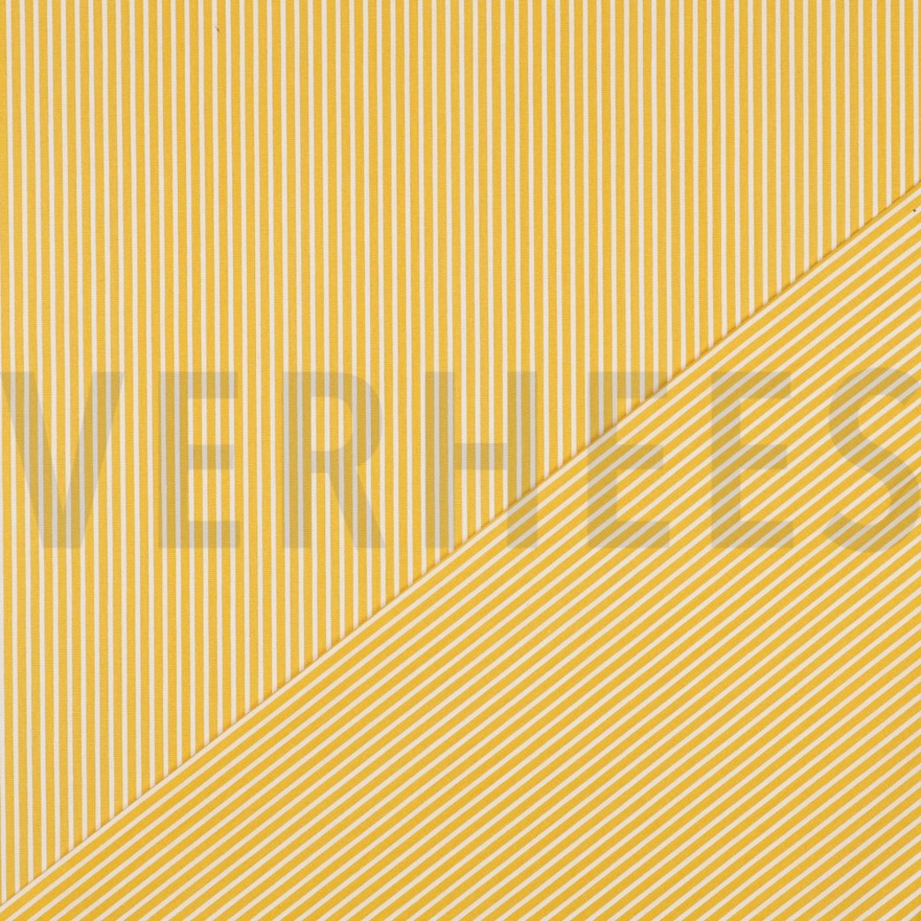 POPLIN STRIPE YELLOW #4