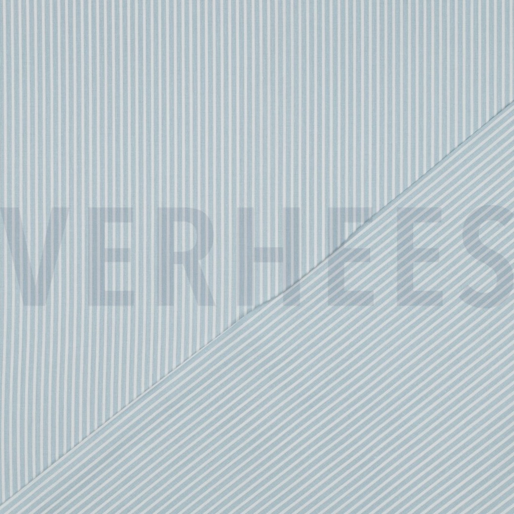 POPLIN STRIPE LIGHT BLUE #4
